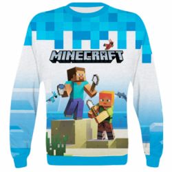 3D свитшот Minecraft summer - PrintSalon