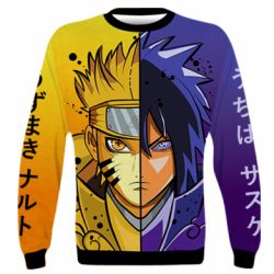 3D світшот Naruto Vs Sasuke-PrintSalon 3D світшот Naruto Vs Sasuke