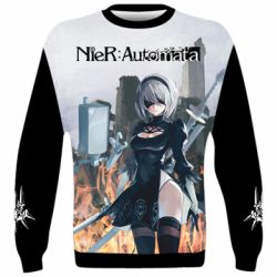 3D свитшот Nier Automata 2B - PrintSalon