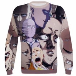 3D світшот Сайтама многоликий - PrintSalon