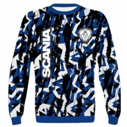 3D світшот Scania logo and grunge - PrintSalon