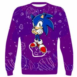 3D світшот Sonic and space - PrintSalon