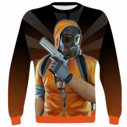 3D свитшот Standoff 2 Terrorist in a gas mask - PrintSalon