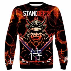 3D свитшот Standoff Samurai And Fire - PrintSalon