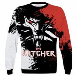 3D свитшот The Witcher Spray Art - PrintSalon