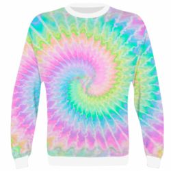 3D світшот Tie dye spiral - PrintSalon