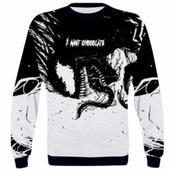 3D світшот VENOM I want chocolate - PrintSalon