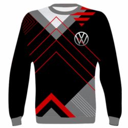 3D свитшот Volkswagen logo and abstraction