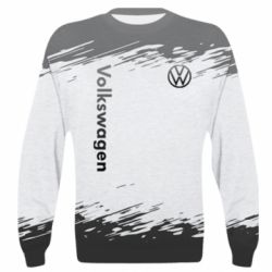 3D світшот Volkswagen logo and grunge - PrintSalon