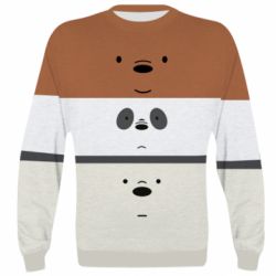3D світшот We bare bears ice cream - PrintSalon