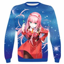 3D свитшот Zero Two Stars - PrintSalon