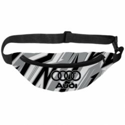 3D-сумки на пояс Audi and gray background - PrintSalon