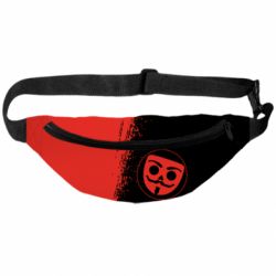 3D-сумка на пояс Бабл Квас червоний арт - PrintSalon