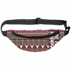 3D-сумка на пояс Be Happy - Deers Pattern - PrintSalon