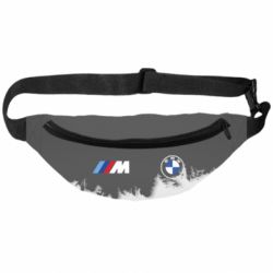 3D-сумки на пояс BMW logo and gray background - PrintSalon