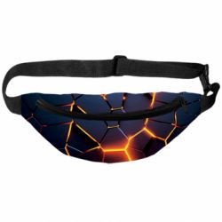 3D-сумка на пояс Cracked Blocks - PrintSalon
