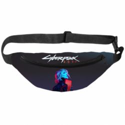 3D-сумка на пояс Cyberpunk Girl Portrait - PrintSalon