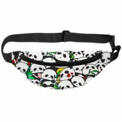 3D-сумка на пояс Funny pandas - PrintSalon