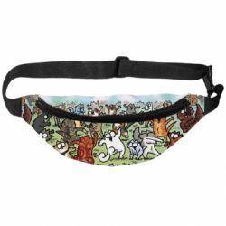 3D-сумка на пояс Коти танцюють - PrintSalon