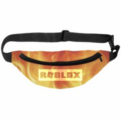 3D-сумка на пояс Logo and fire - PrintSalon