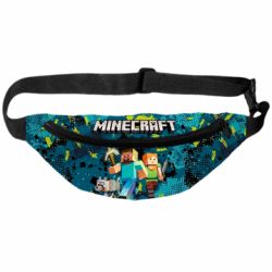 3D-сумка на пояс Minecraft Steve Alex And Dog - PrintSalon