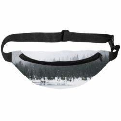 3D-сумка на пояс Winter forest - PrintSalon