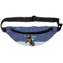 3D-сумка на пояс Зимовий Майнкрафт - PrintSalon