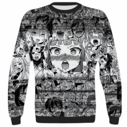 3D світшот Ahegao Glitch - PrintSalon