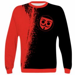 3D світшот Бабл Квас червоний арт - PrintSalon