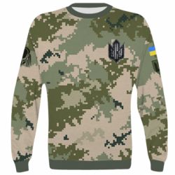 3D свитшот РУССКИЙ ВОЕННЫЙ КОРАБЛЬ ІДІ НА ХУЙ! ВСУ - PrintSalon