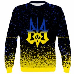 3D світшот Ukraine, yellow blue - PrintSalon