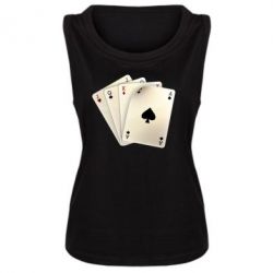 Майка жіноча 4 cards - PrintSalon