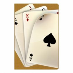 Блокнот з принтом 4 cards - PrintSalon