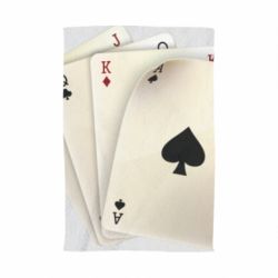 Рушник з принтом 4 cards - PrintSalon