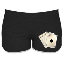 Жіночі шорти 4 cards - PrintSalon