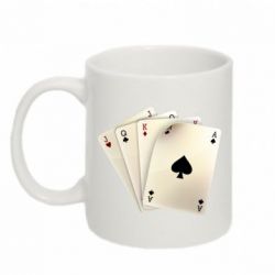 Чашка 320ml 4 cards