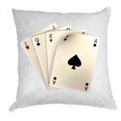 Подушка 4 cards - PrintSalon