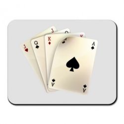 Килимок для миші 4 cards - PrintSalon