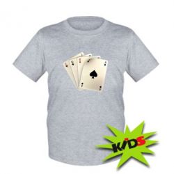 Дитяча футболка 4 cards - PrintSalon