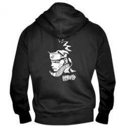 Чоловіче худі на блискавці Naruto face