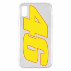 Чохол для iPhone X/Xs 46 Valentino Rossi - PrintSalon