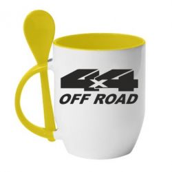 Чашка с ложкой 4х4 Off Road - PrintSalon