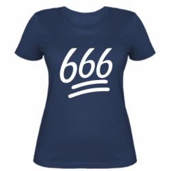 Женская футболка 666 - PrintSalon