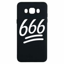 Чехол для Samsung J7 2016 666 - PrintSalon