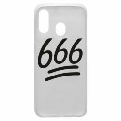 Чехол для Samsung A40 666 - PrintSalon