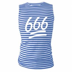 Майка-тельняшка 666 - PrintSalon