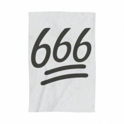 Полотенце с принтом 666 - PrintSalon