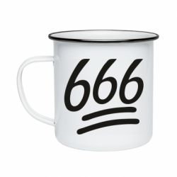 Кружка эмалированная 666 - PrintSalon