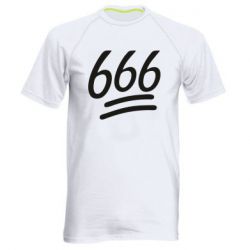 Мужская футболка для спорта 666 - PrintSalon