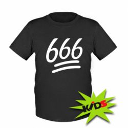 Детская футболка 666 - PrintSalon